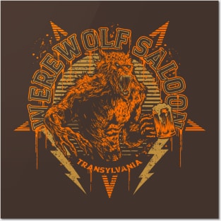 WEREWOLF SALOON TRANSYLVANIA Posters and Art